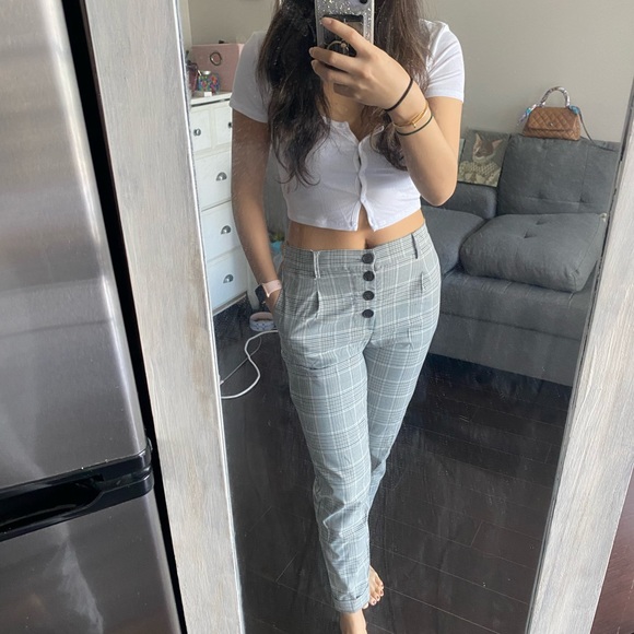 Zara checkered pants - Picture 1 of 7